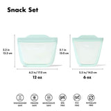 Tot Silicone Reusable Bag - 2-Piece Stand-Up Cup Set T9
