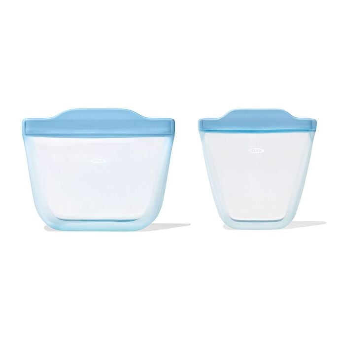 Tot Silicone Reusable Bag - 2-Piece Stand-Up Cup Set T9