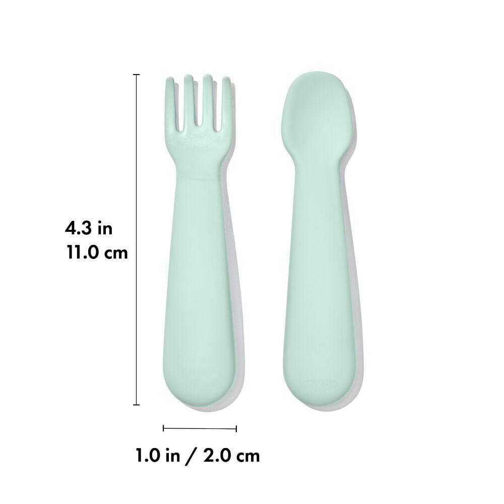Mini Fork & Spoon Set X3