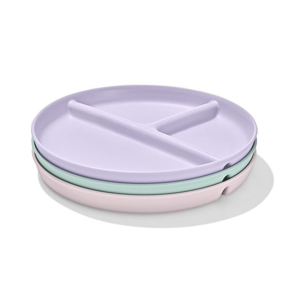 Stackable Divided Plates Set - 3 Pack W6