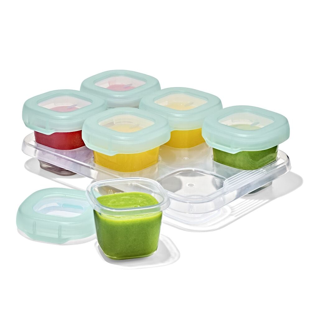 Baby Blocks Food Storage Containers (2 oz) - Opal W1