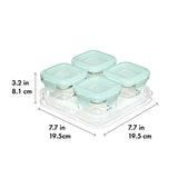 Glass Baby Blocks Food Storage Containers (4 oz) - Opal V9
