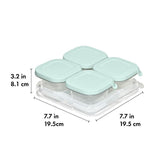 Silicone Baby Blocks Food Storage Containers (4 oz) - Opal M5