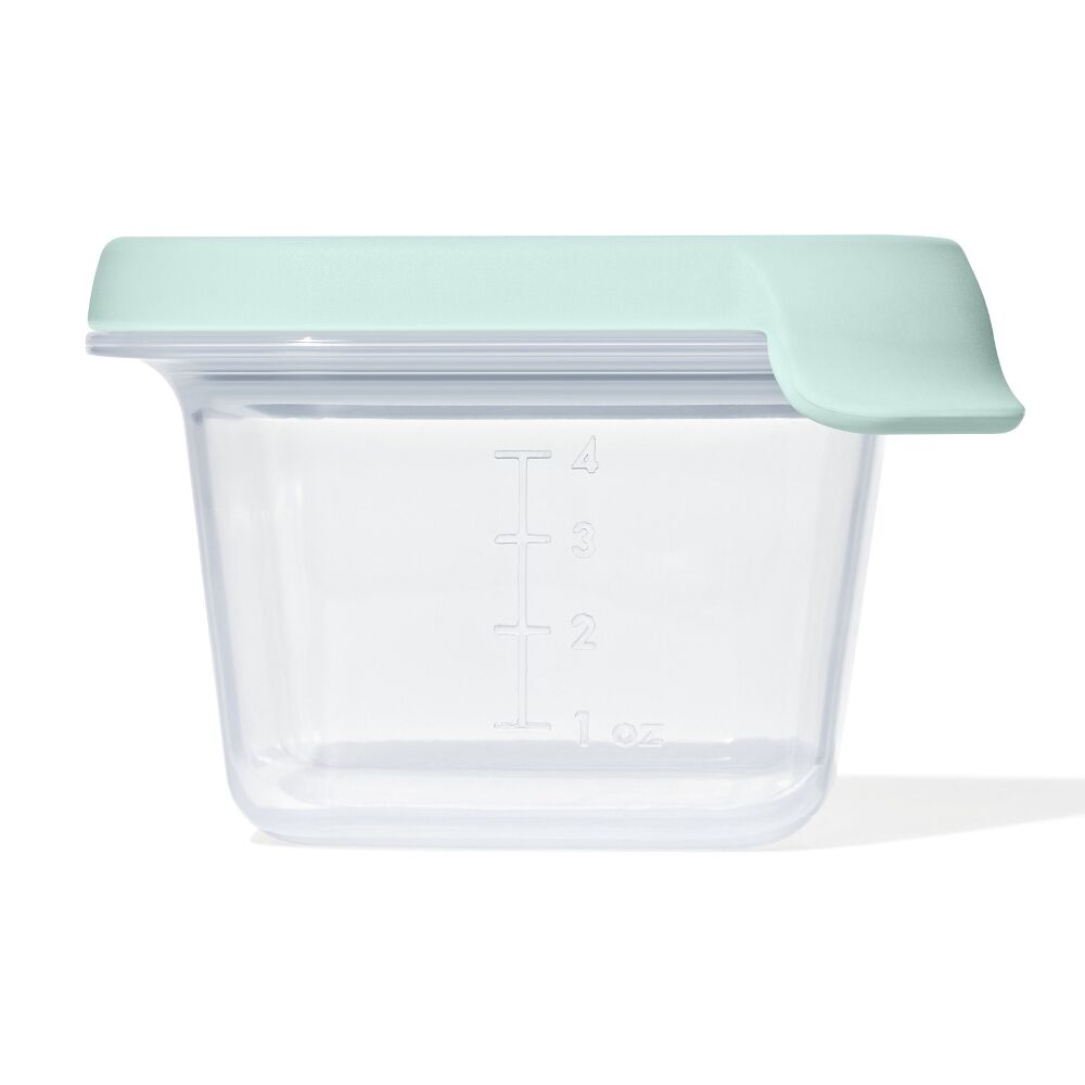 Silicone Baby Blocks Food Storage Containers (4 oz) - Opal O0